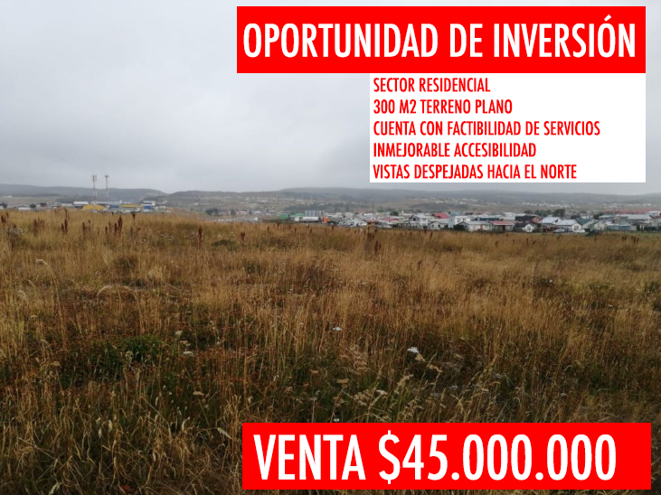 Se vende terreno céntrico en Punta Arenas